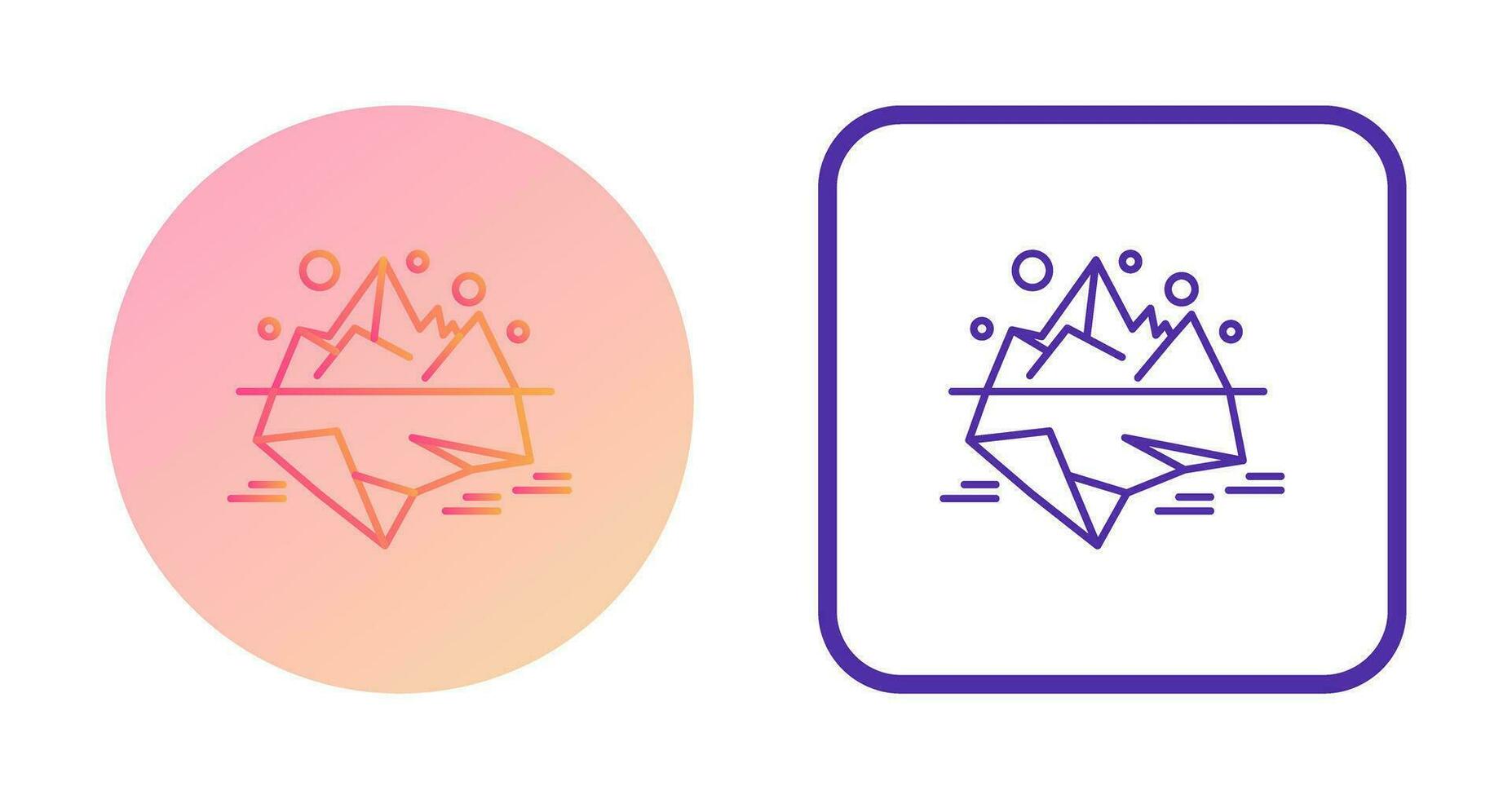 Iceberg Vector Icon