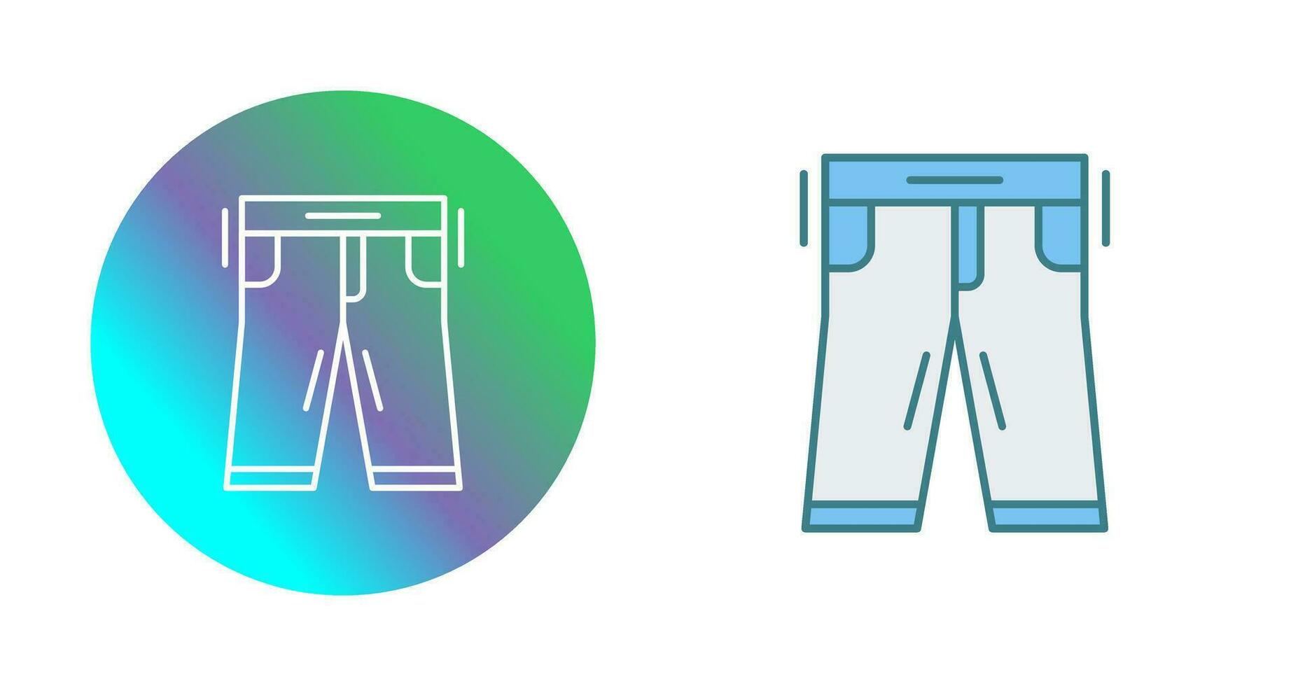 icono de vector de pantalones