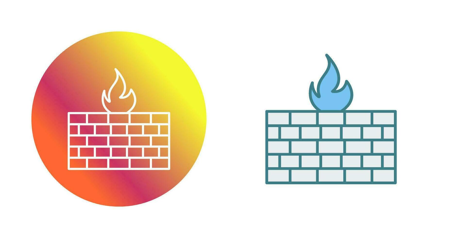 Firewall Vector Icon