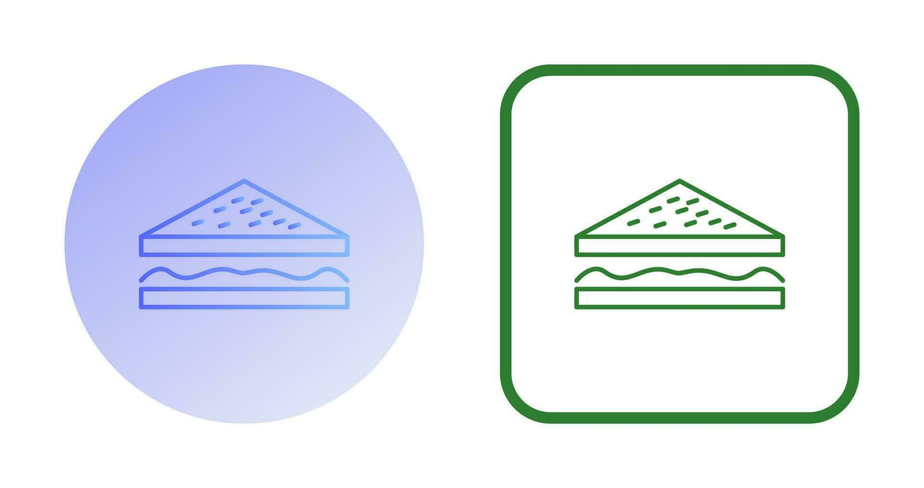 Unique Sandwich Vector Icon