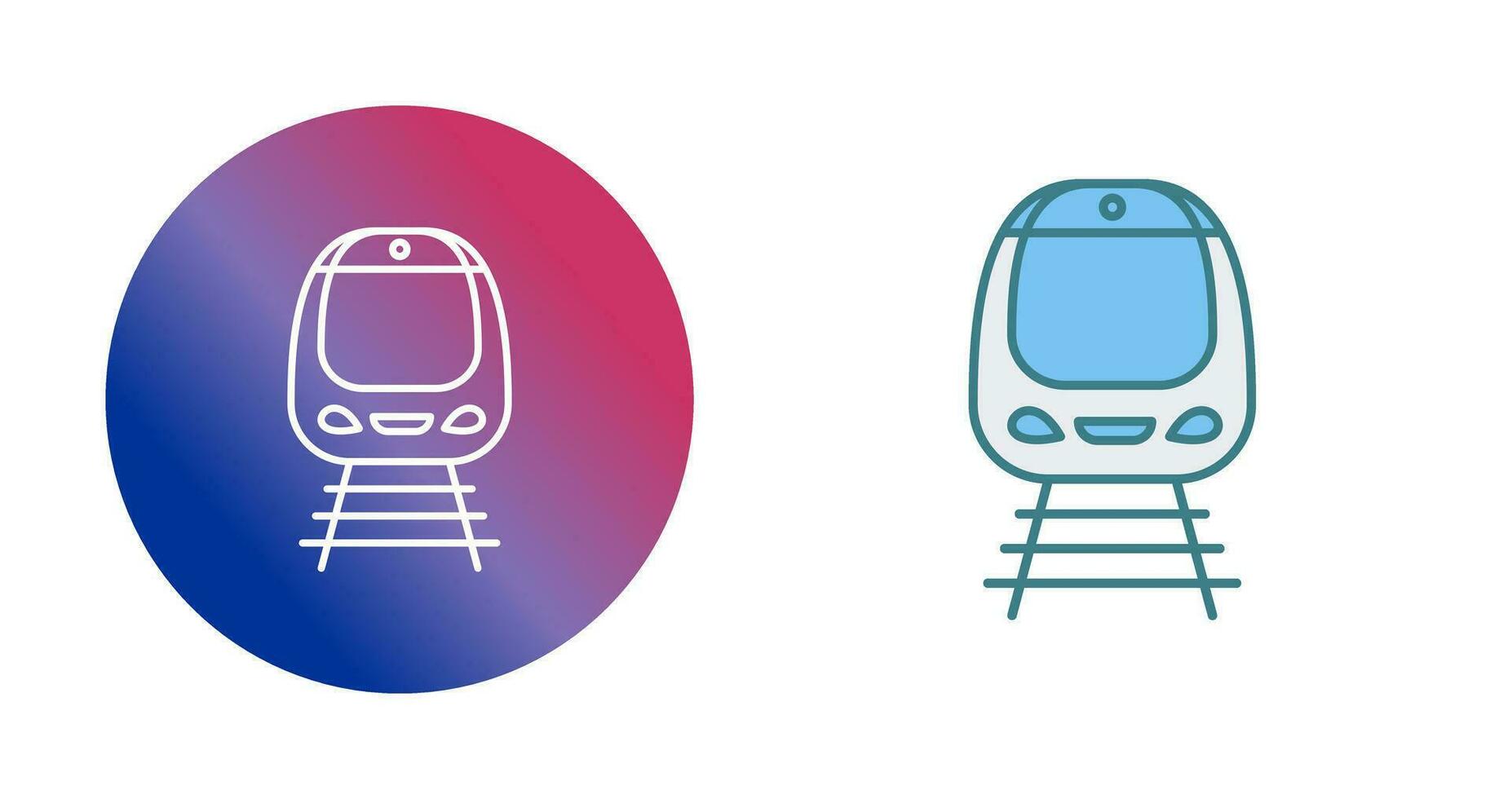 icono de vector de tren