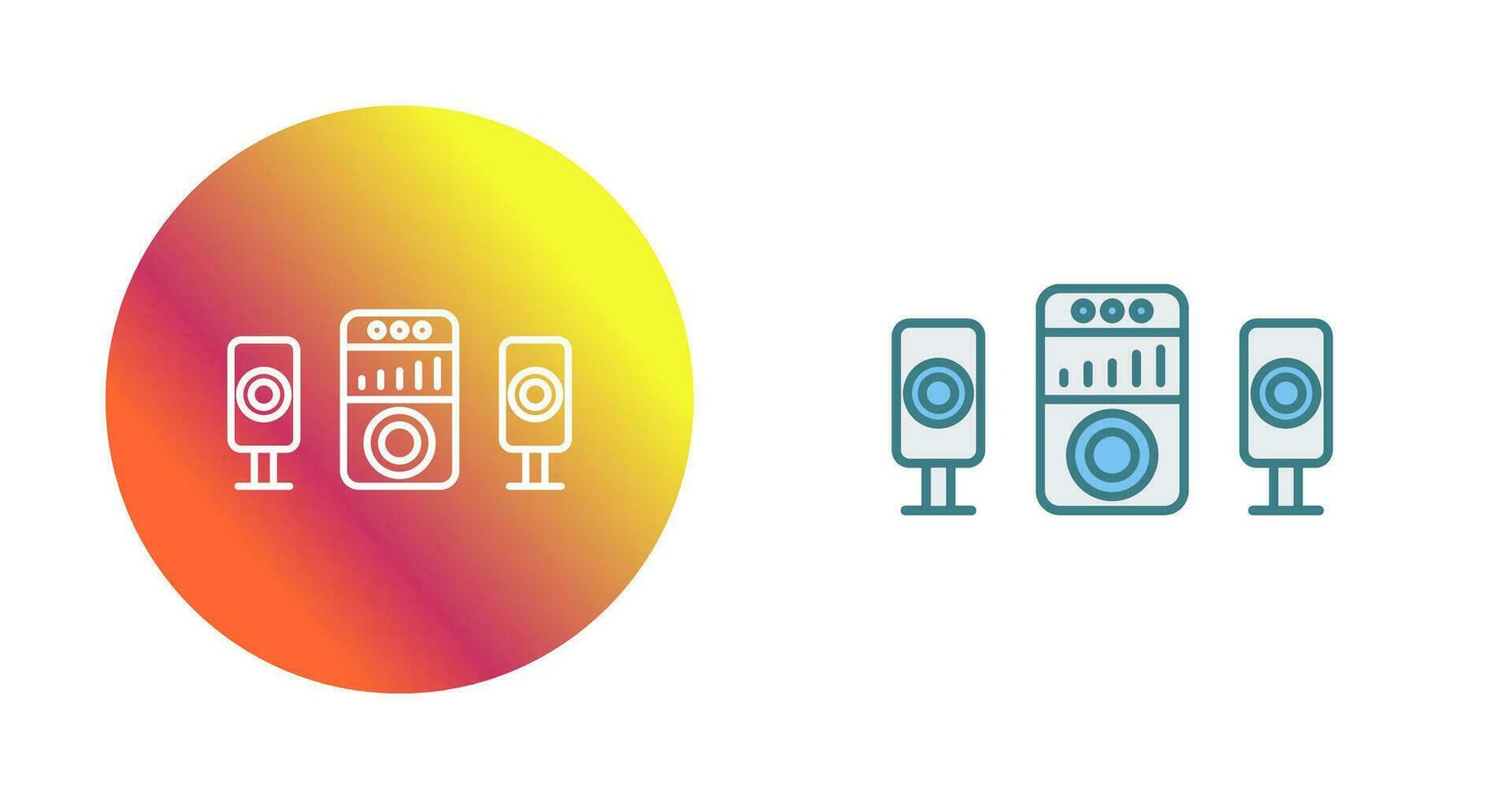 Sound System Vector Icon