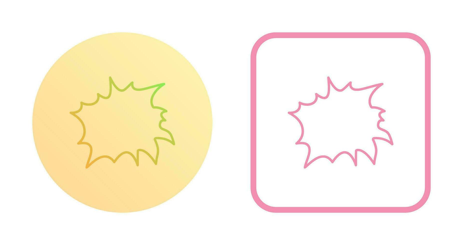 Unique Explosion Vector Icon