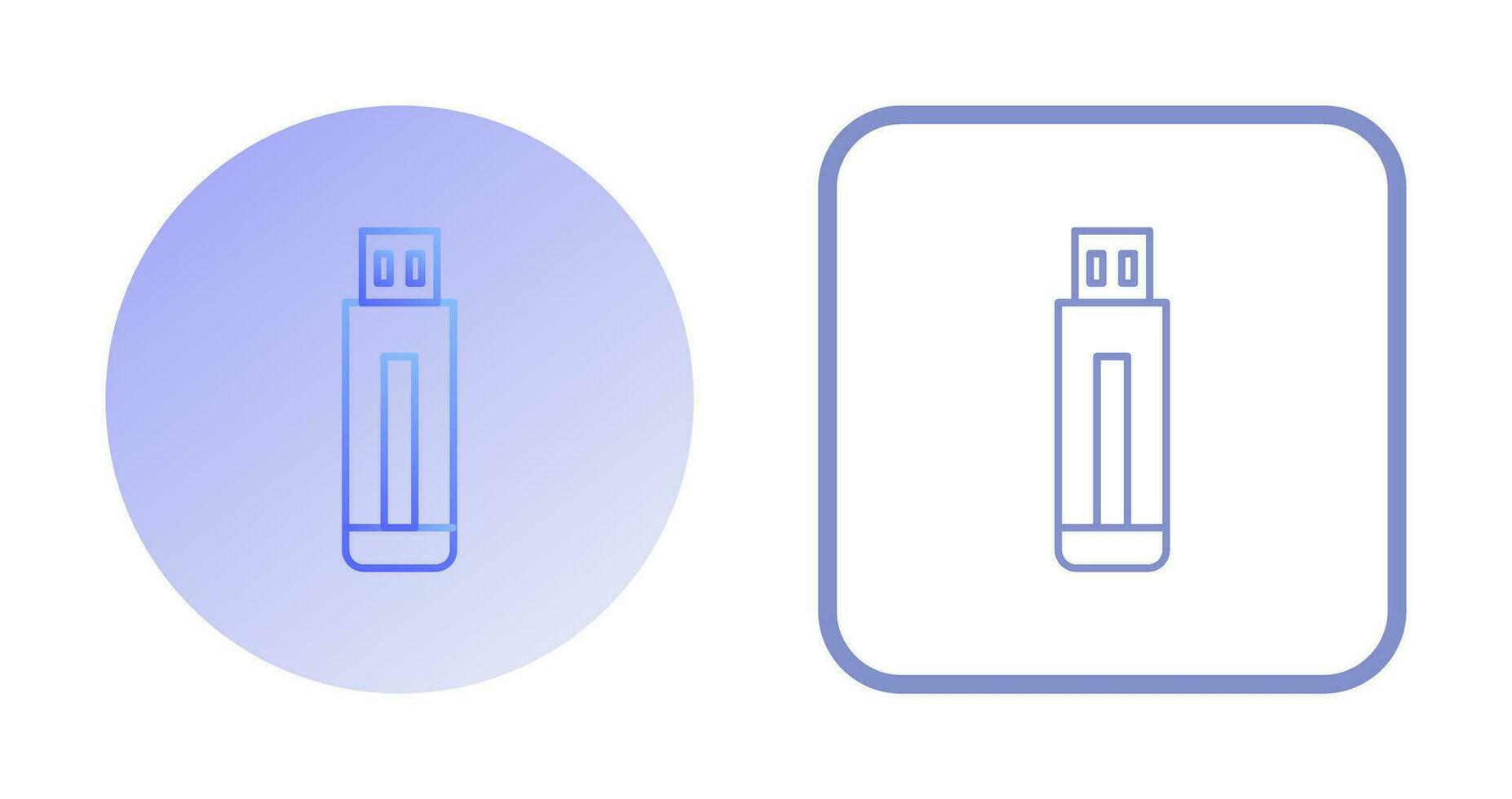 USB Drive Vector Icon