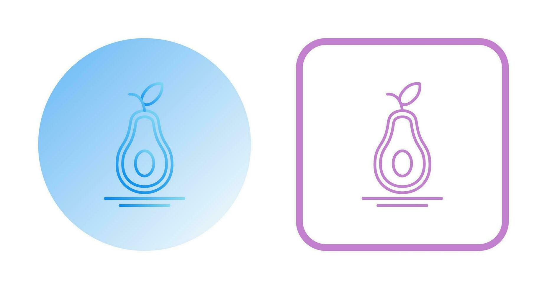 Avocado Vector Icon