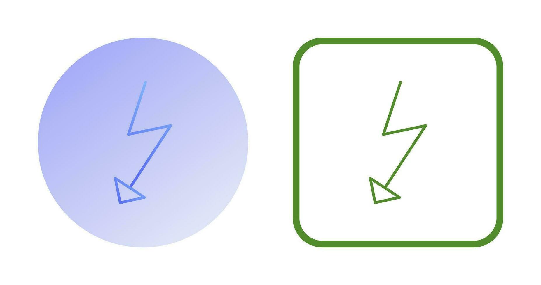 Unique Flash Vector Icon