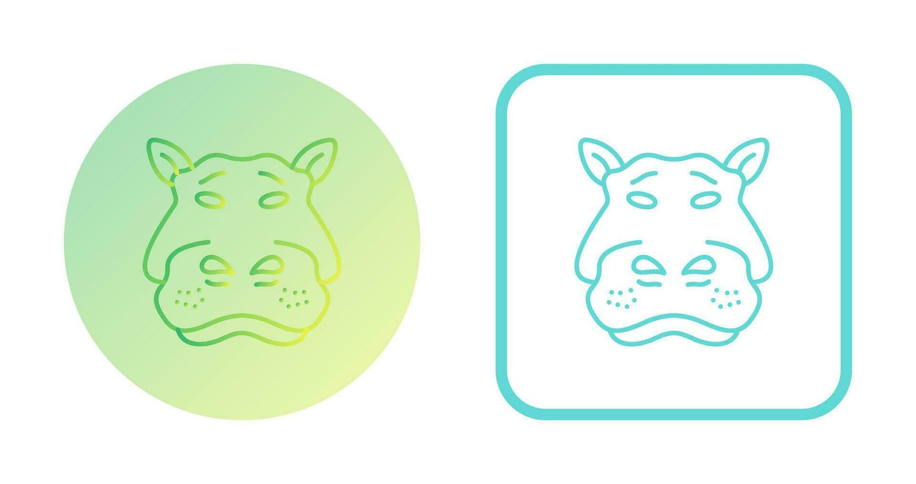 Hippo Vector Icon