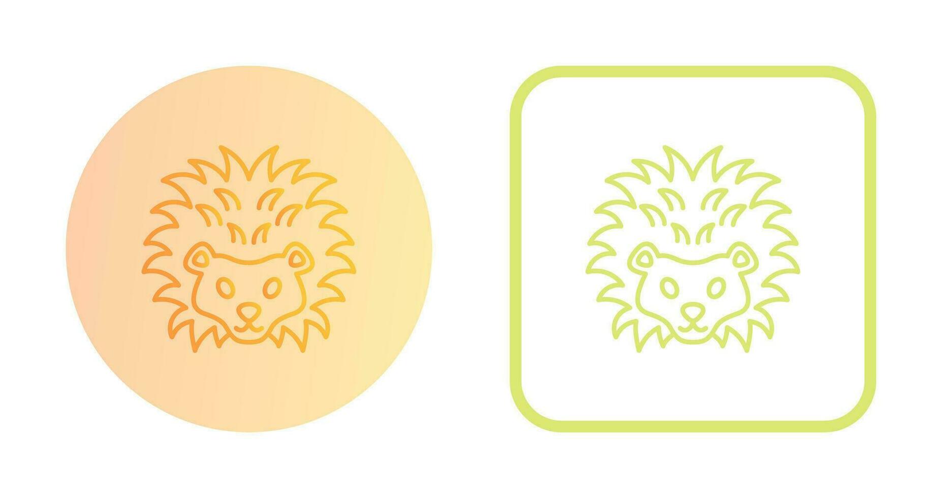 Hedgehog Vector Icon