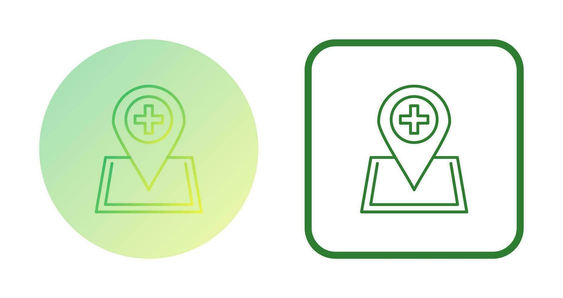 Location hospital Vector Icon