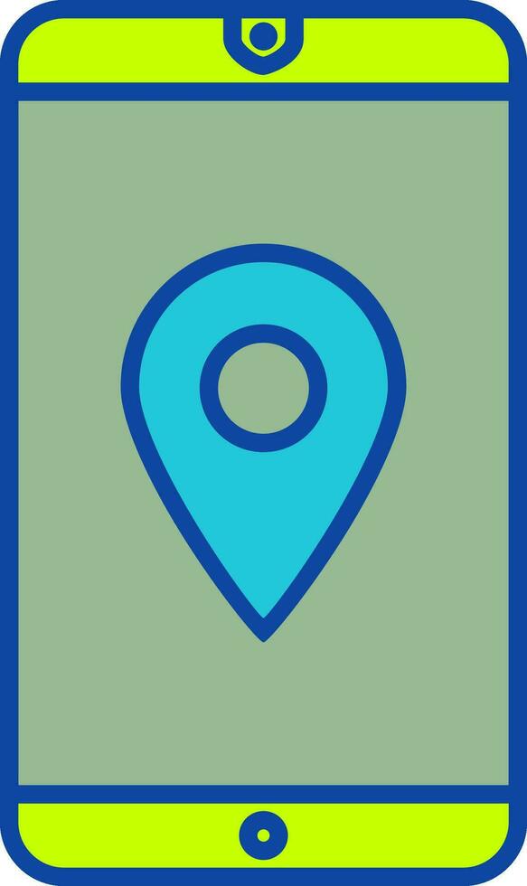 Unique GPS Service Vector Icon