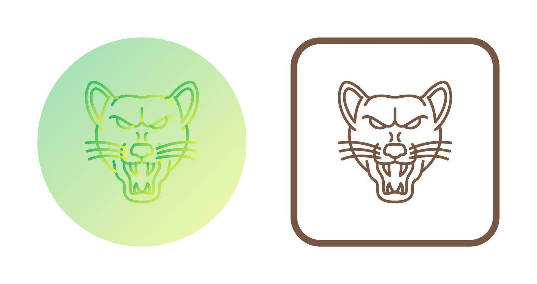 icono de vector de lobo