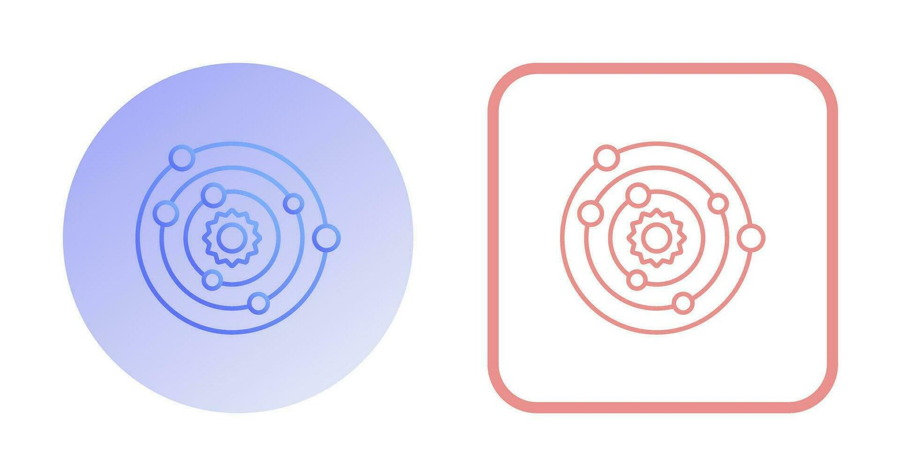Solar System Vector Icon