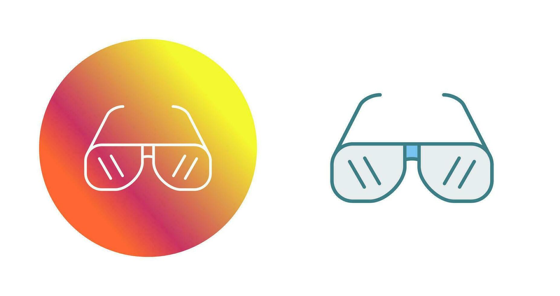 Sun Glasses Vector Icon