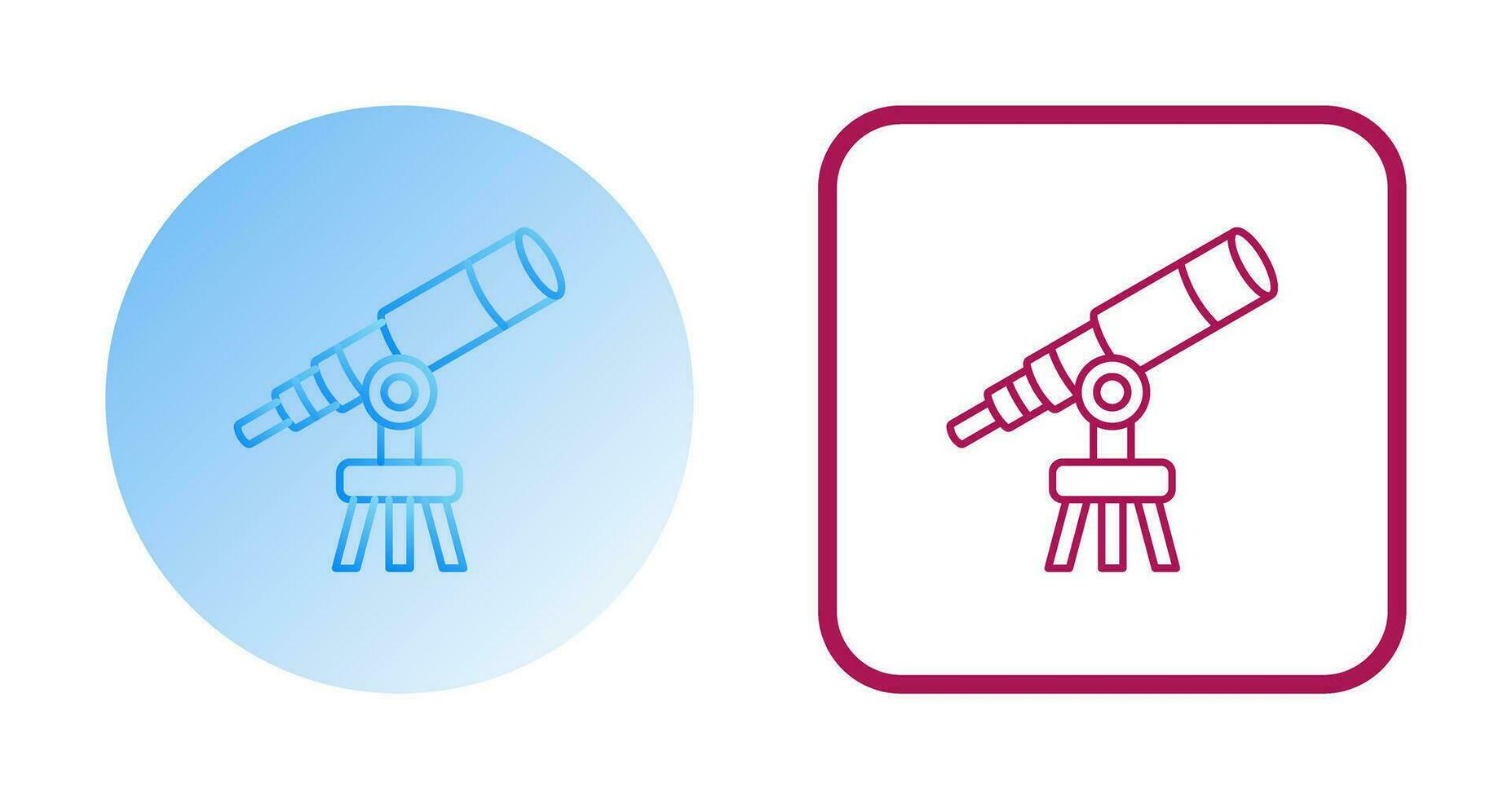 Telescope Vector Icon