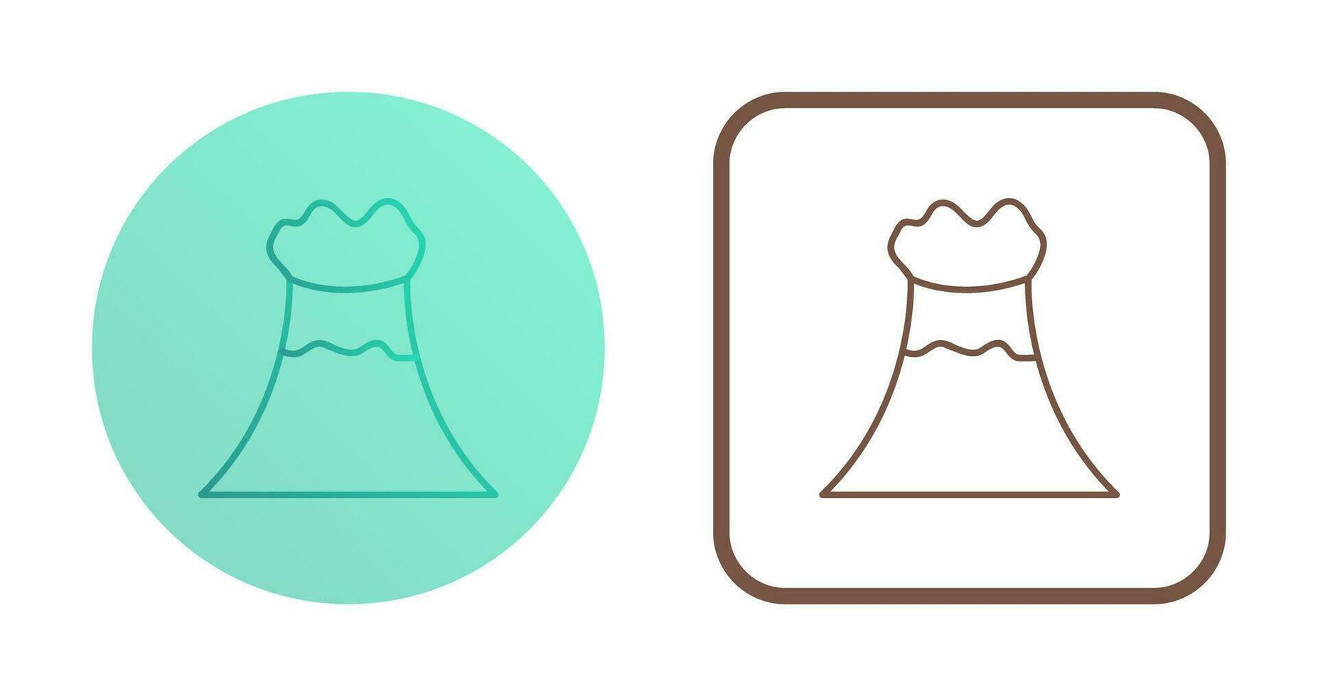 Volcano Vector Icon