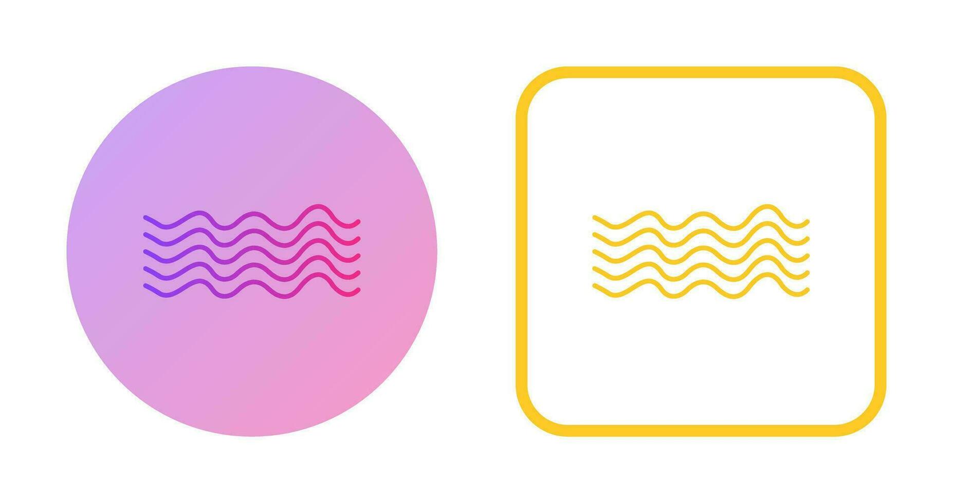 Magnetic Waves Vector Icon
