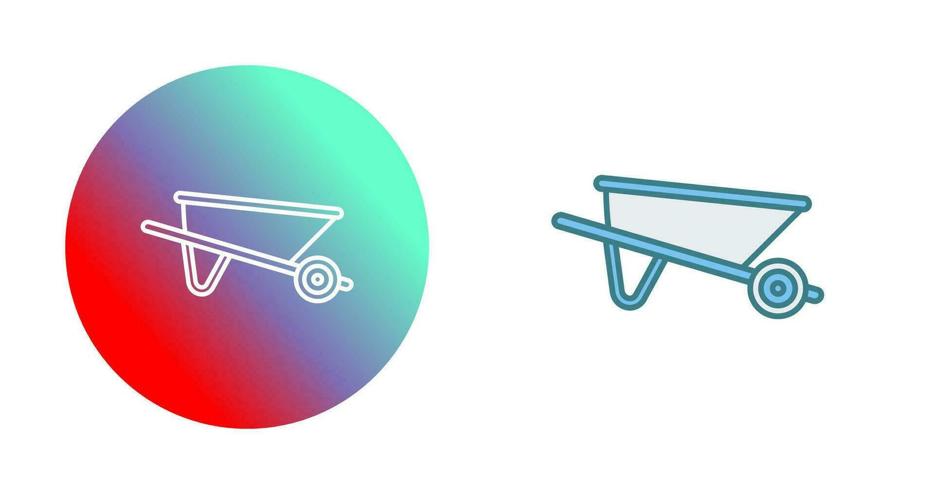 Wheelbarrow Vector Icon