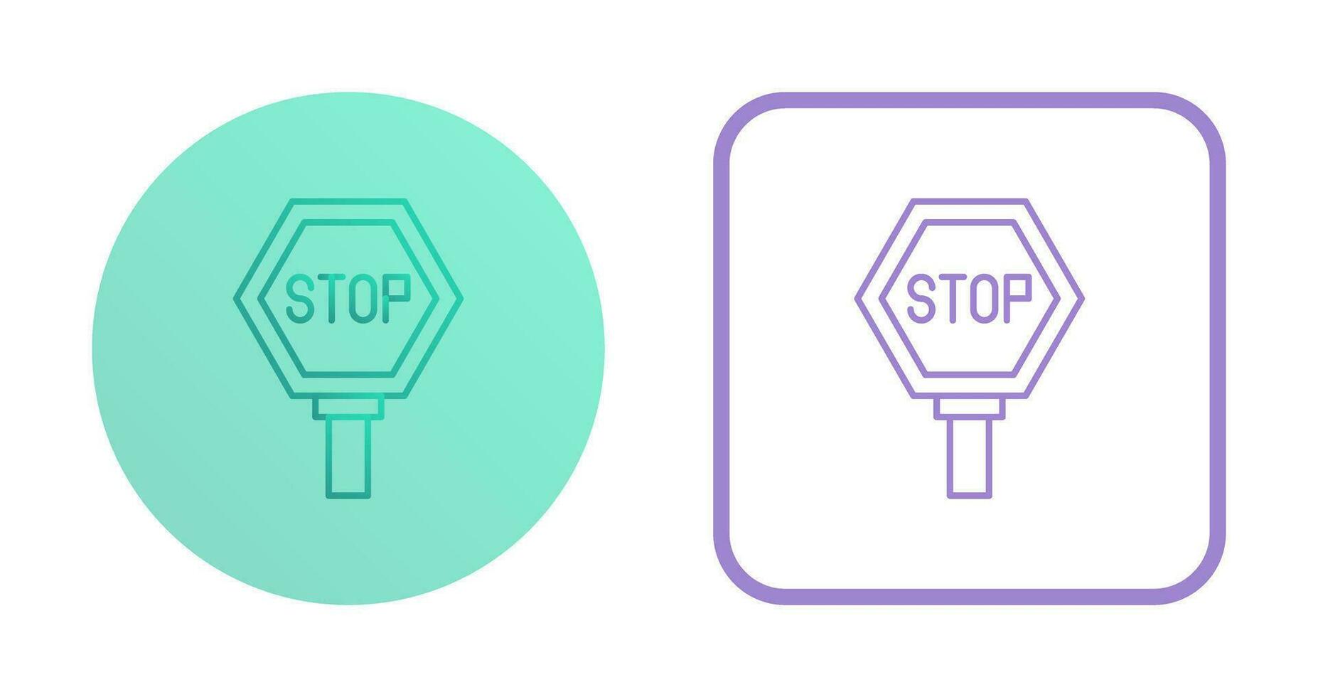 Stop Sign Vector Icon
