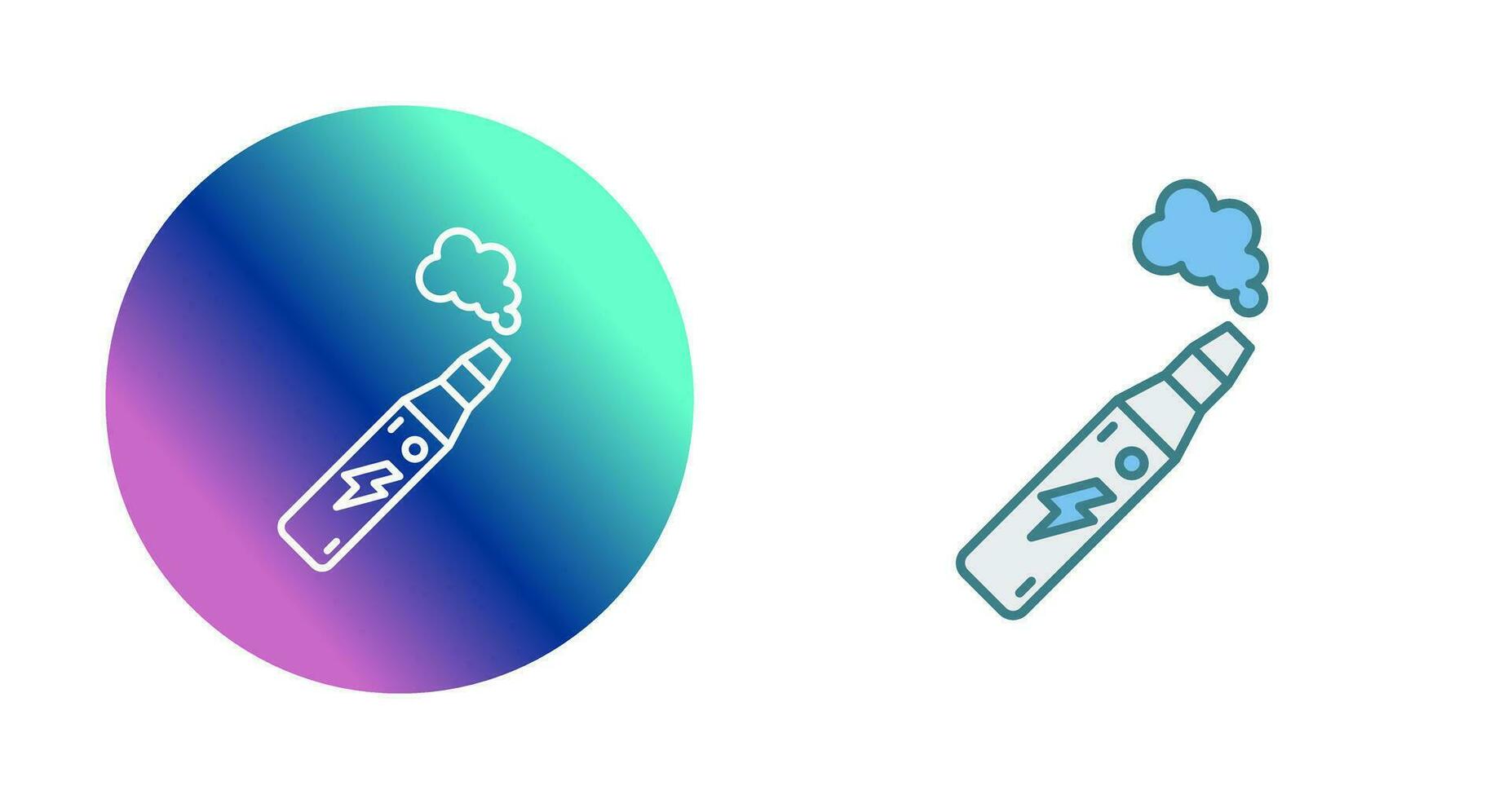 Electronic Cigarette Vector Icon