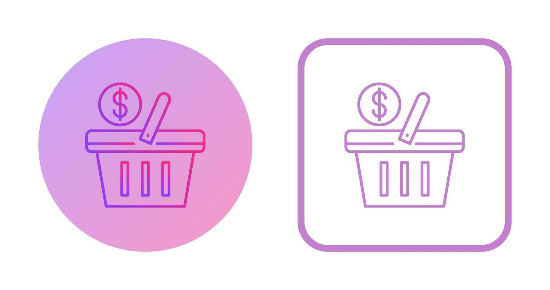 Shopping Basket Vector Icon