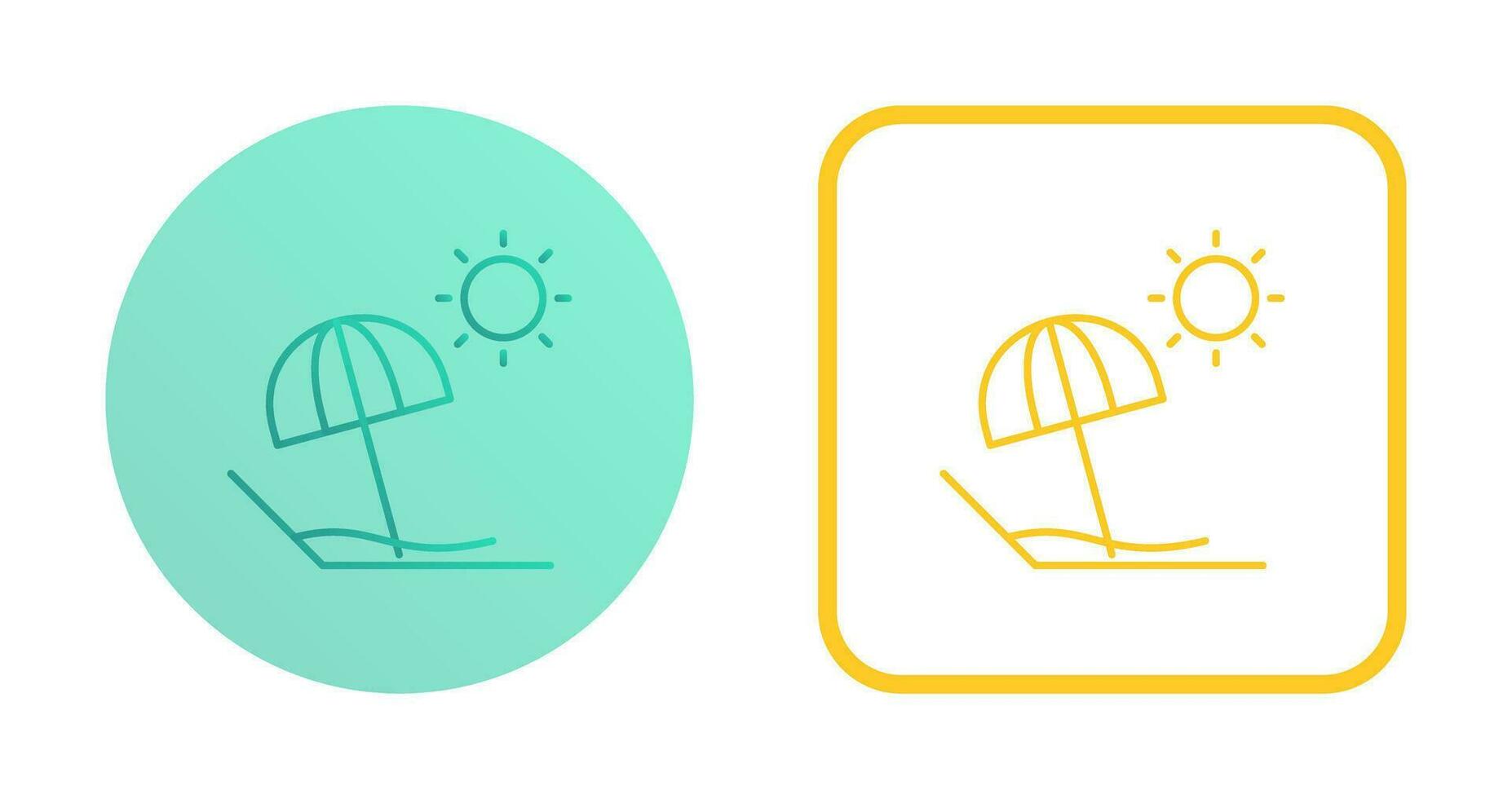 Beach Vector Icon