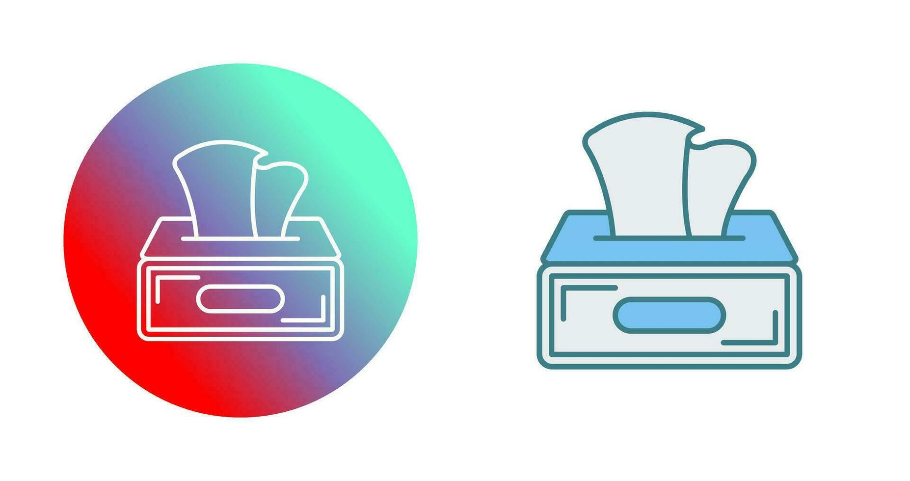 Tissue Box Vector Icon