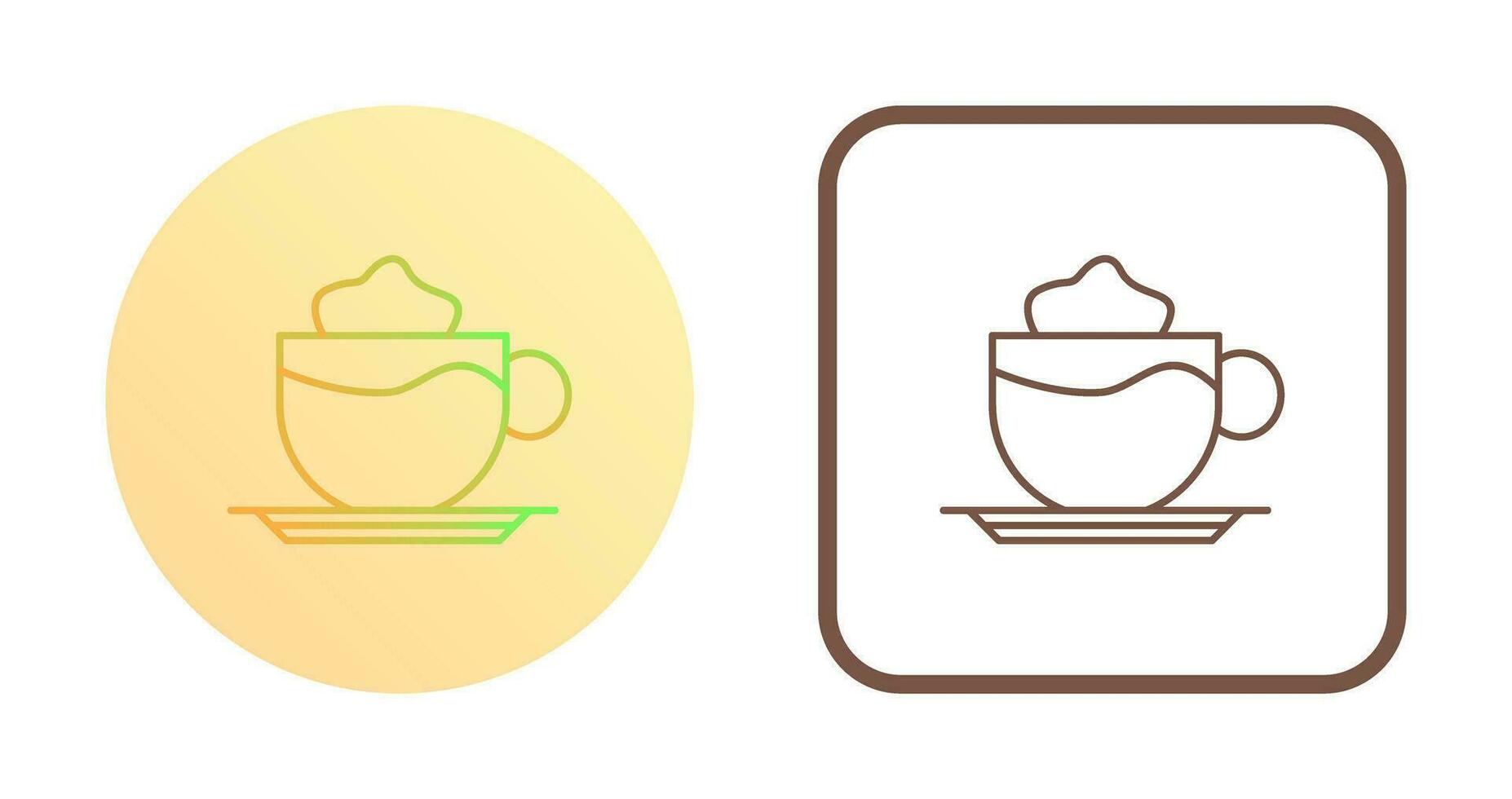 Latte Vector Icon