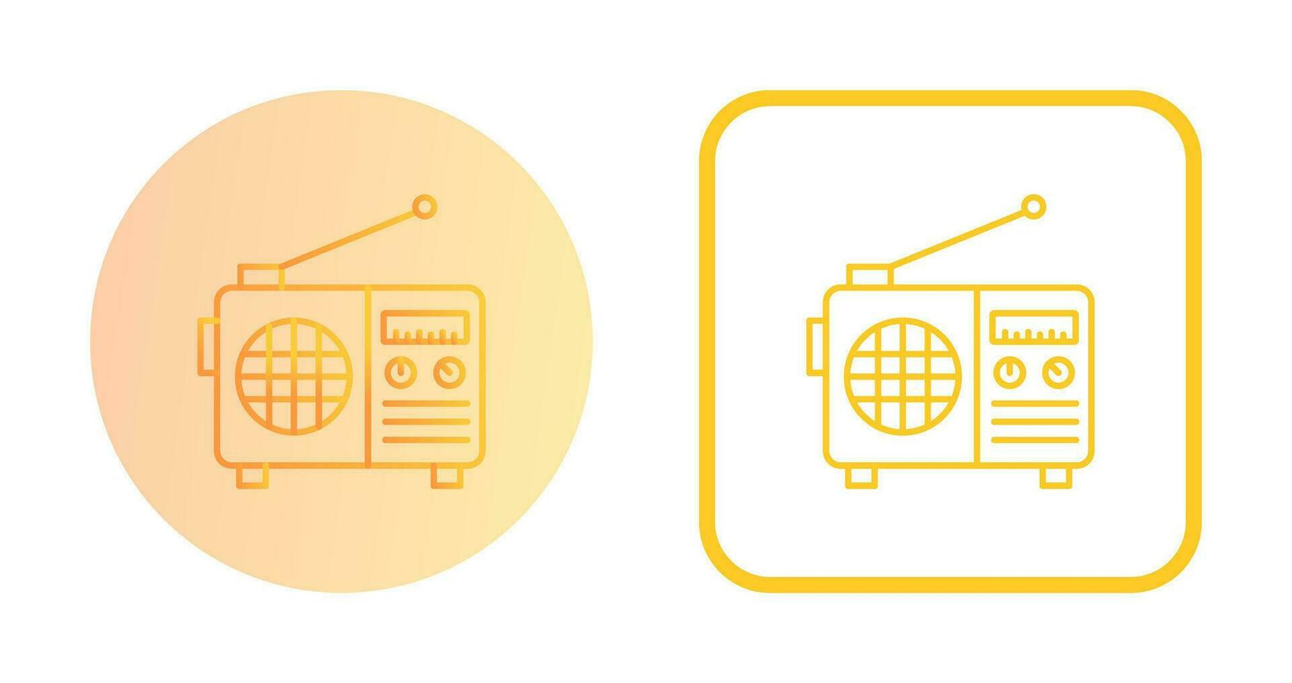 Radio Vector Icon