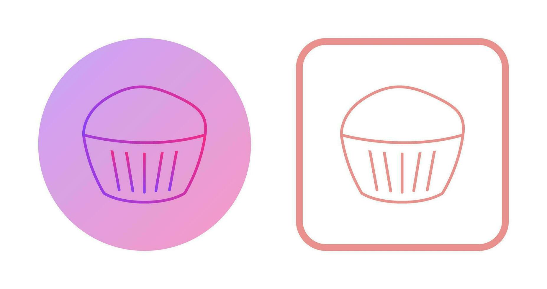 Chocolate Muffin Vector Icon
