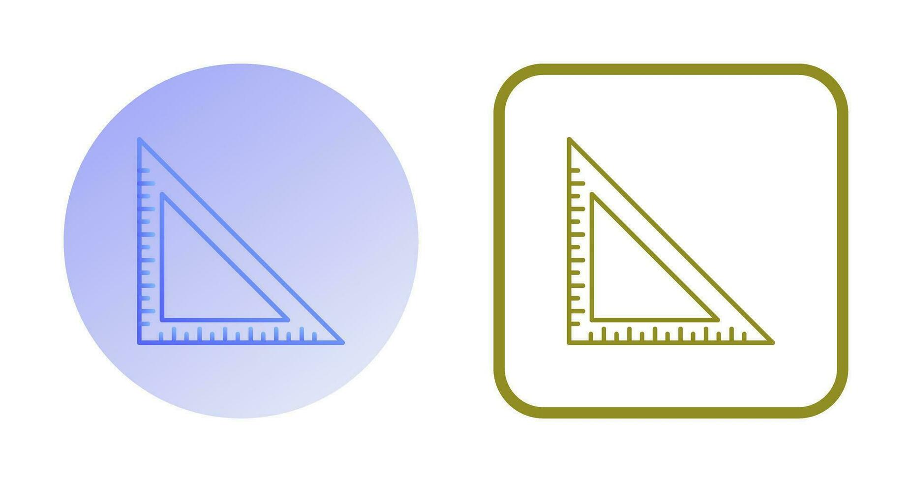 Set Square Vector Icon