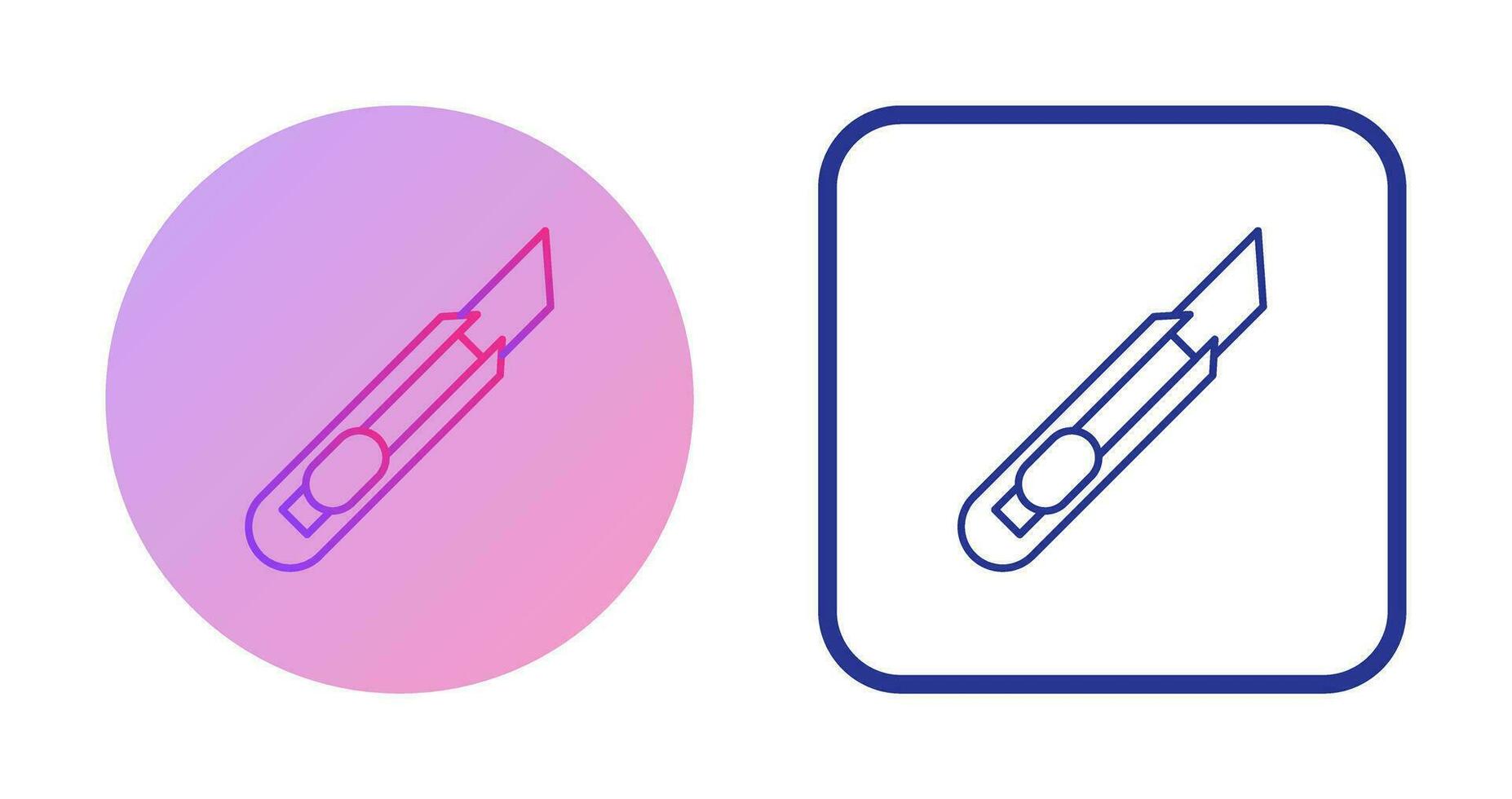 Stationery Knife Vector Icon