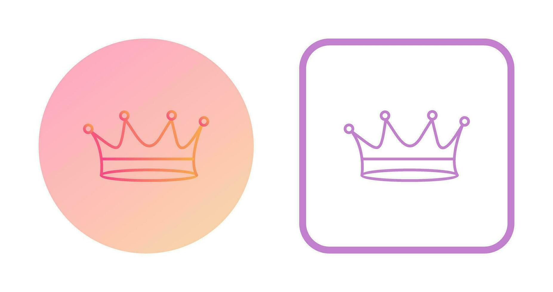 King Crown Vector Icon