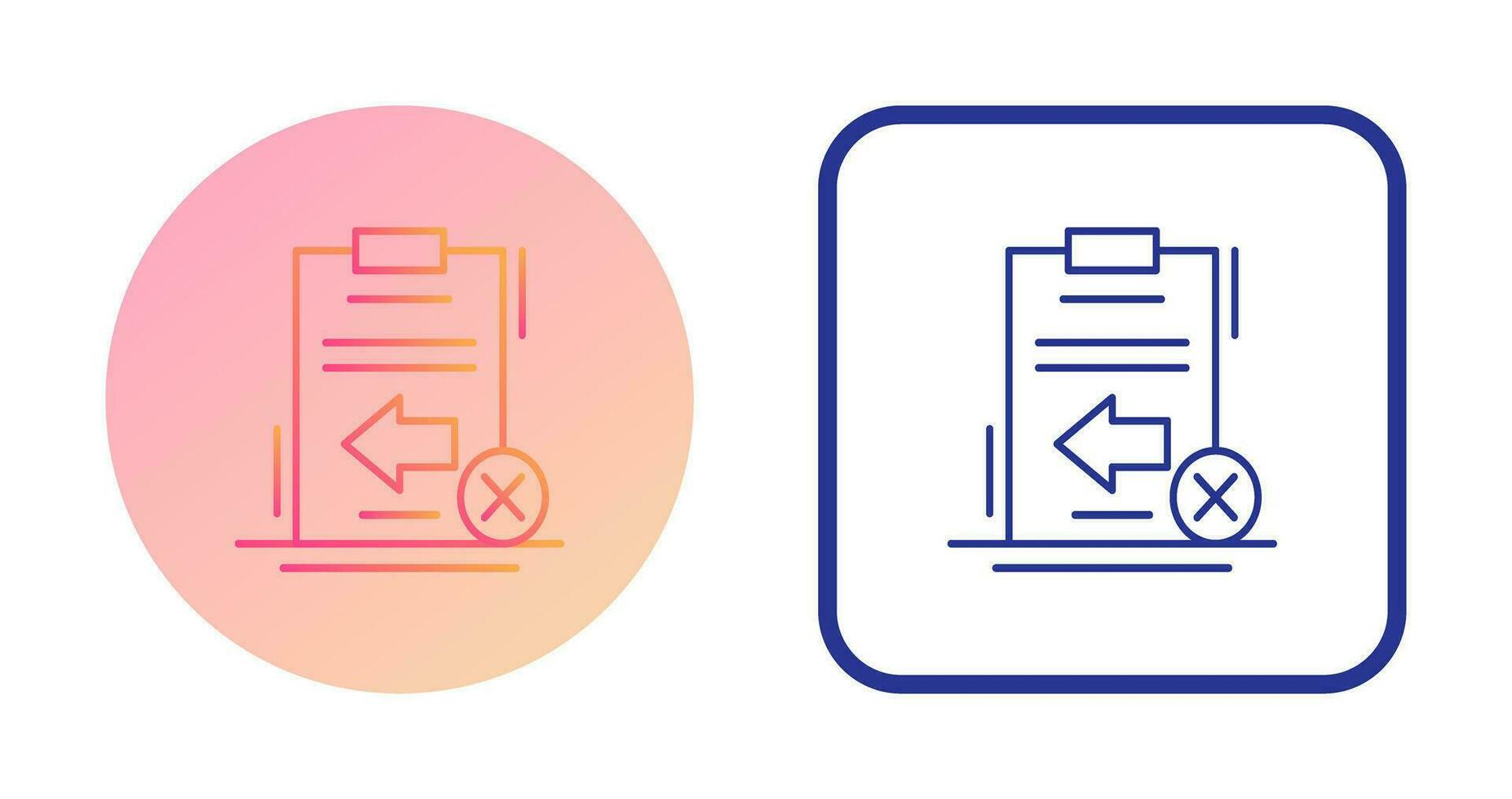 Return Failed Vector Icon