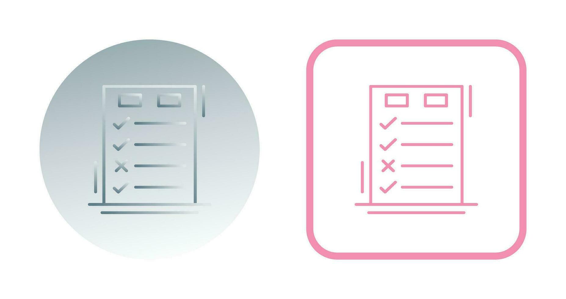 Today to Done CheckList Vector Icon