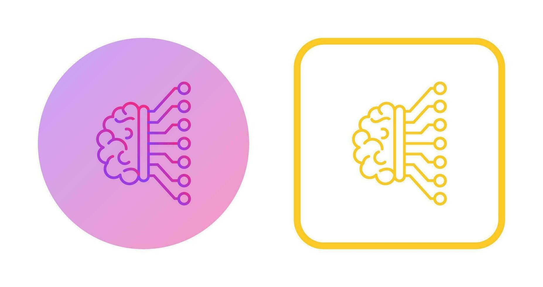 Machine Learning Vector Icon