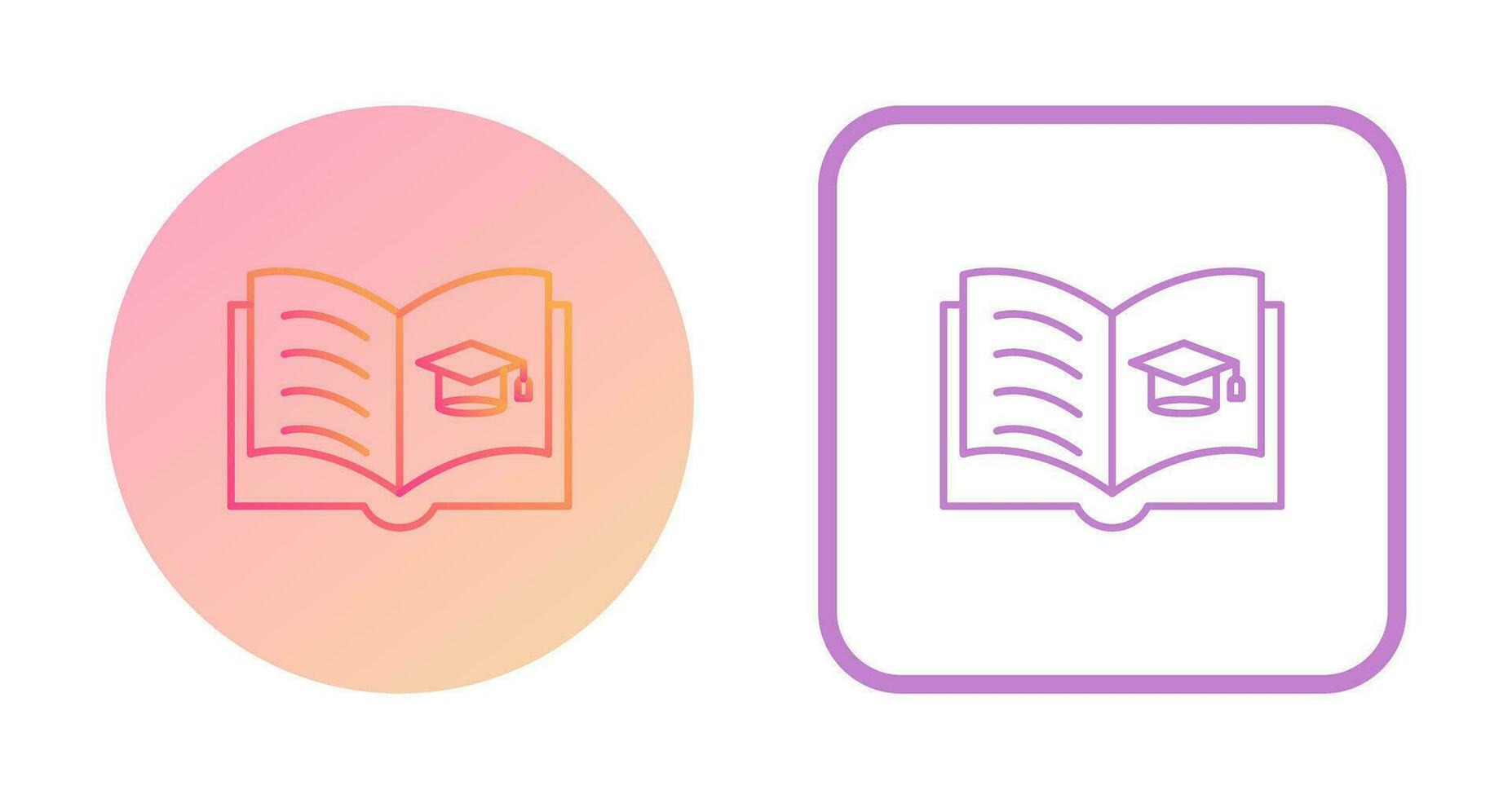 Open Book Vector Icon