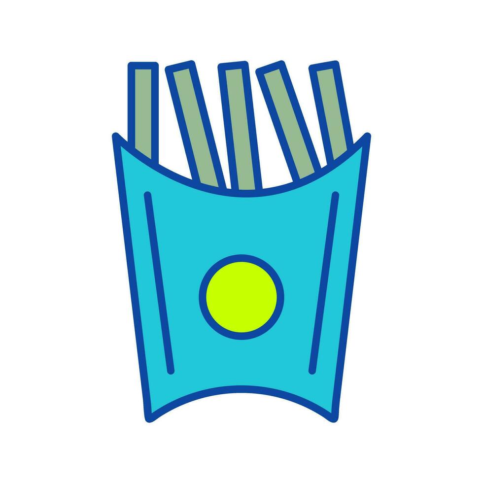 Unique French Fries Vector Icon