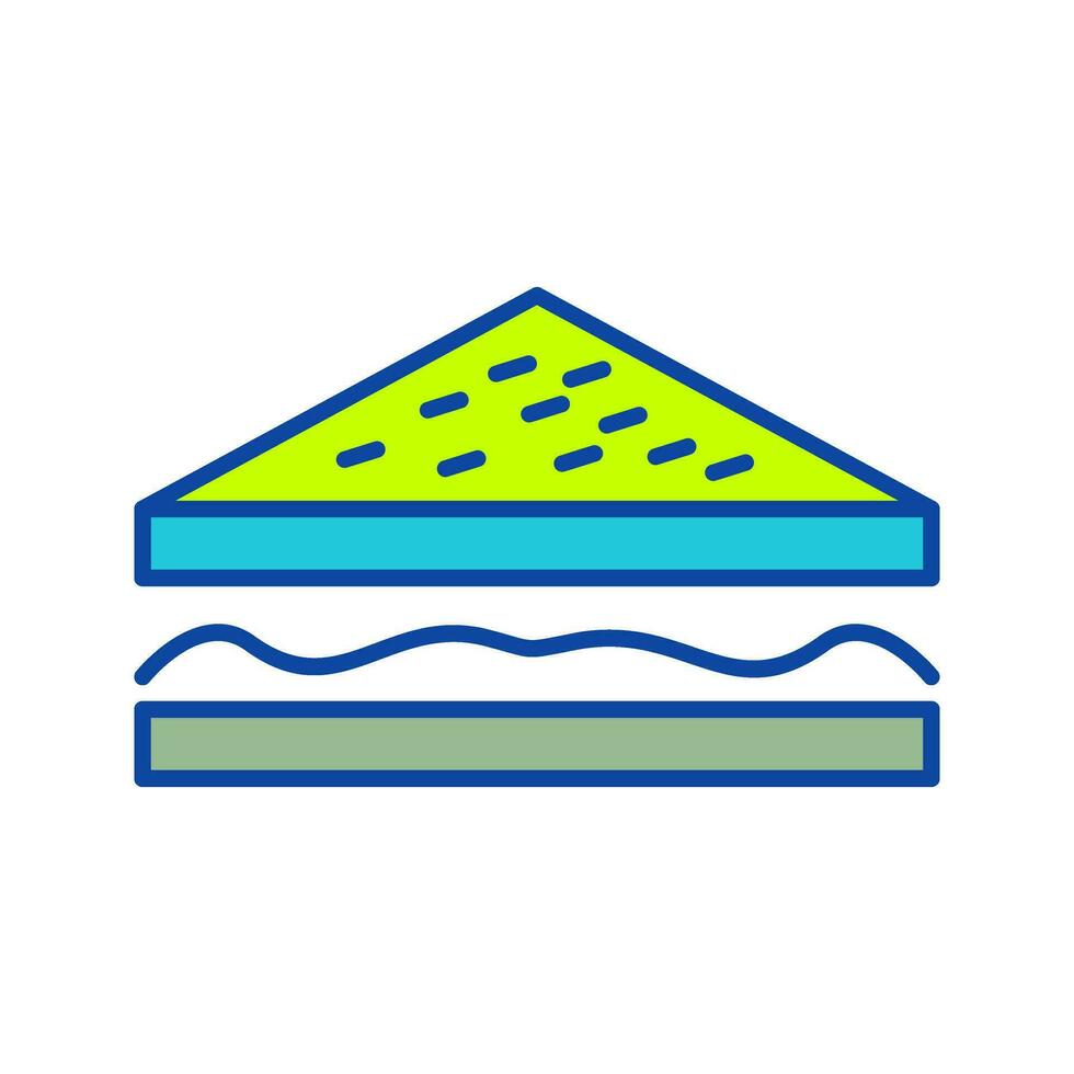 Unique Sandwich Vector Icon