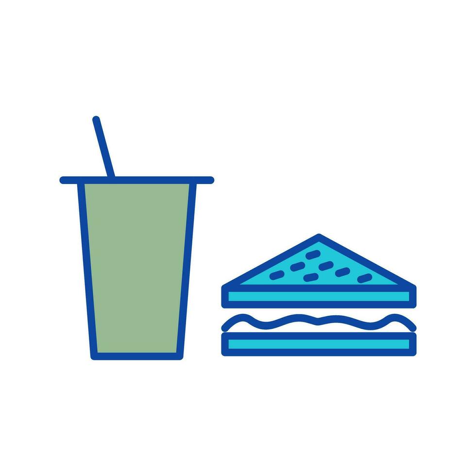 Unique Lunch Vector Icon