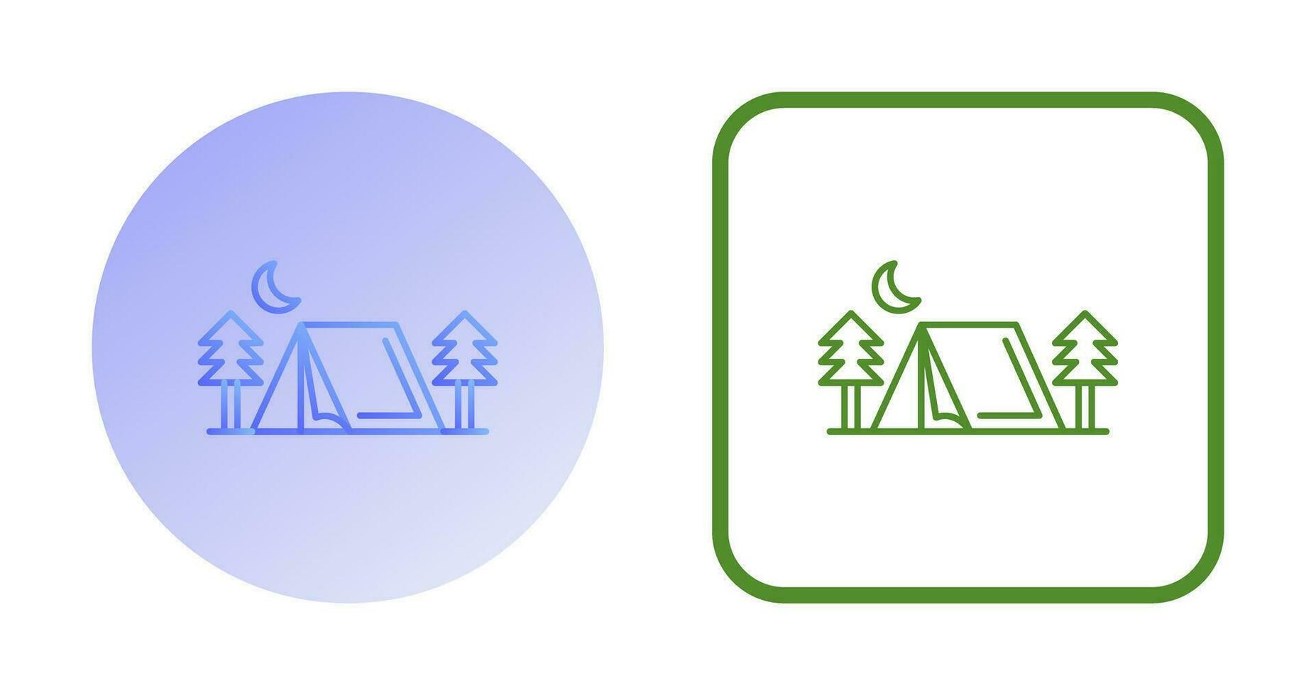 Tent Vector Icon
