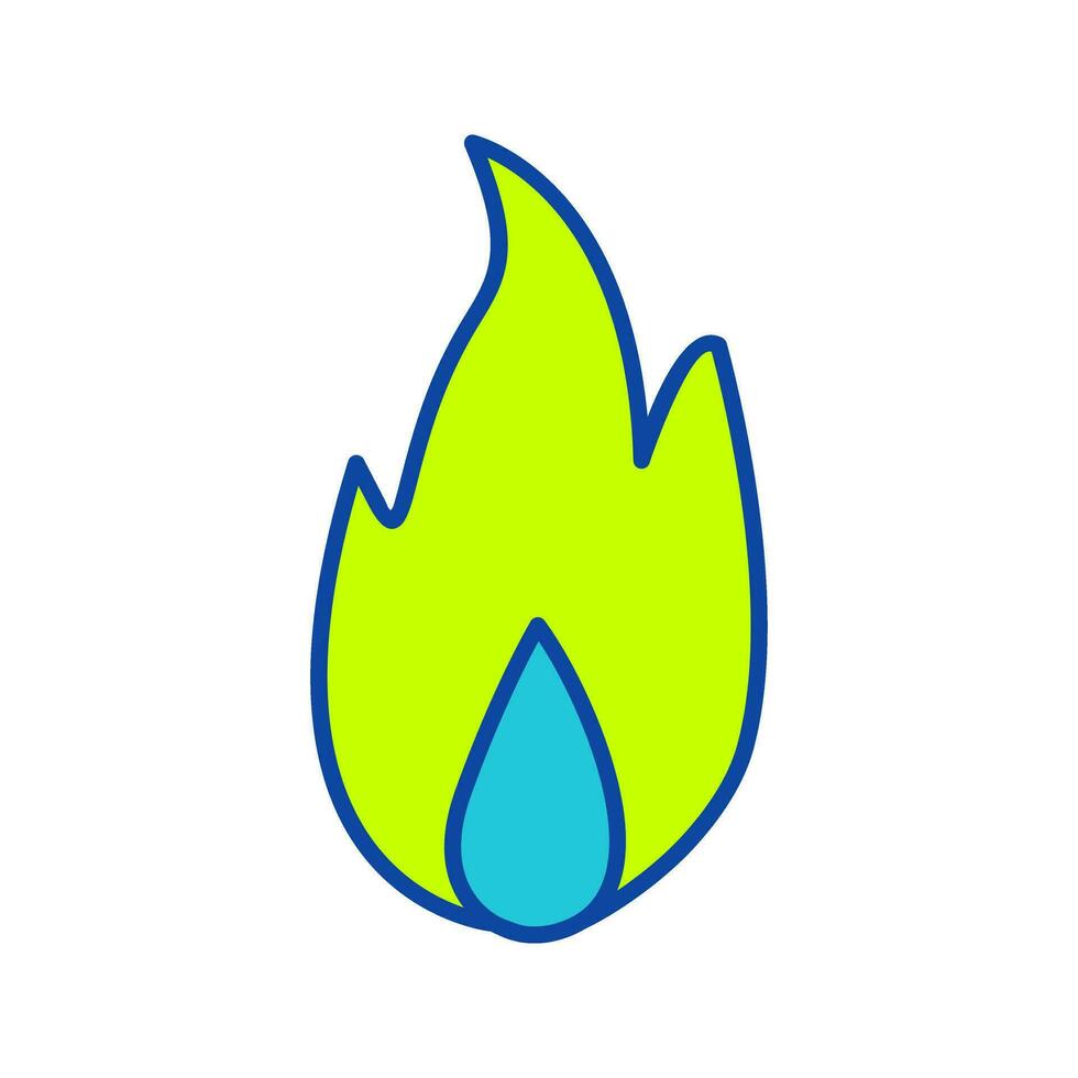 Unique Fire Vector Icon