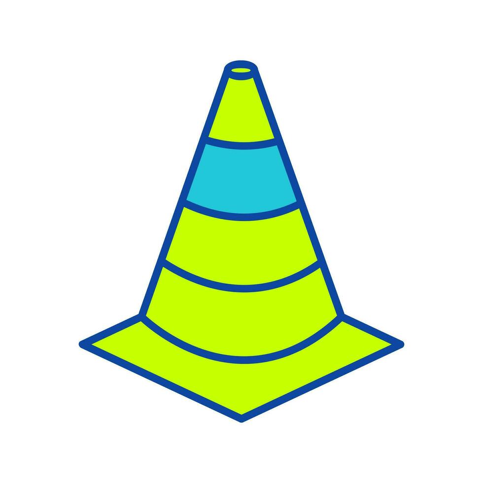 Unique Cone Vector Icon