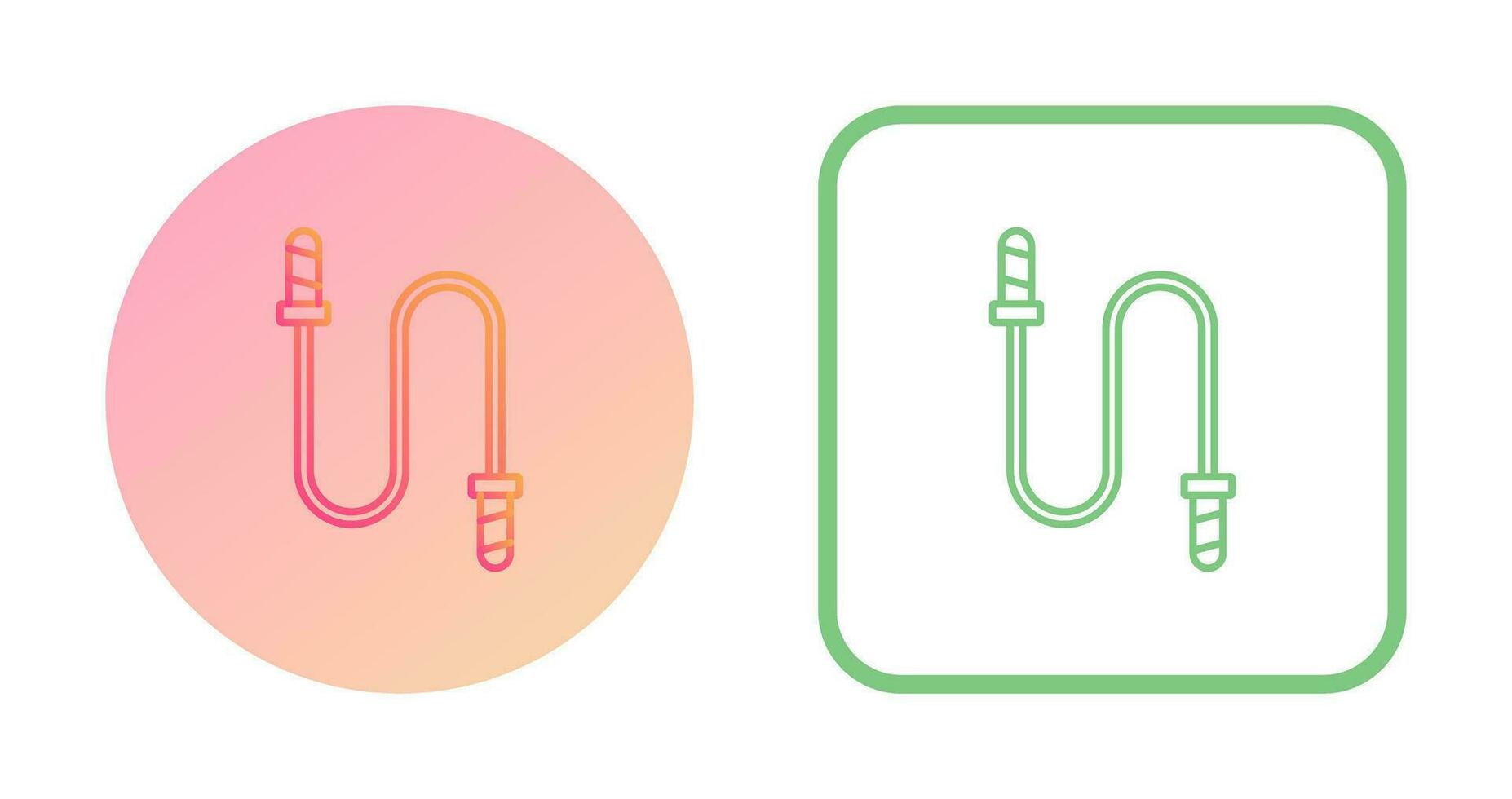 Jumping Rope Vector Icon