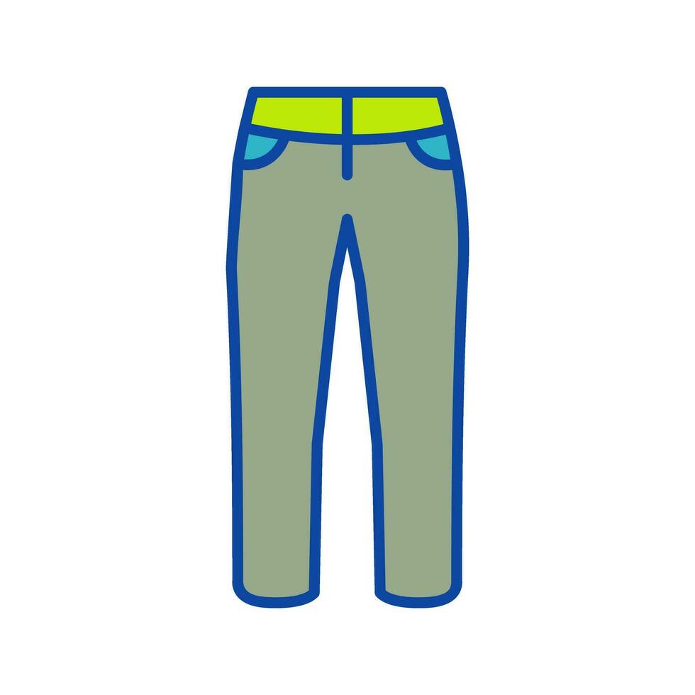 icono de vector de pantalones