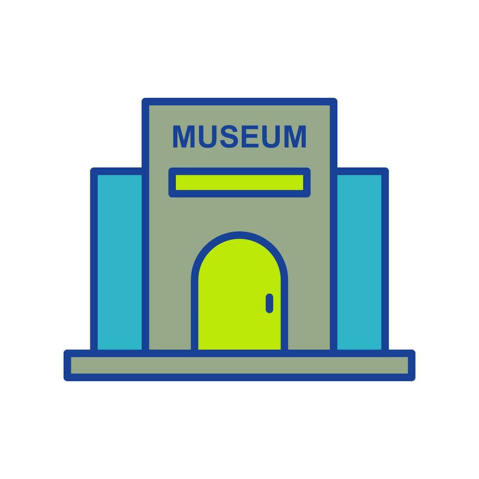 Museum Building Vector Icon