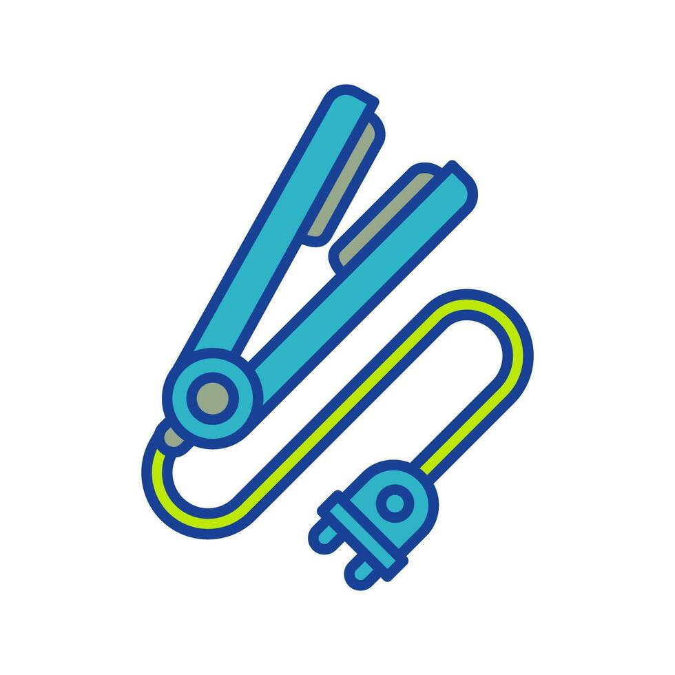 Hair iron Vector Icon