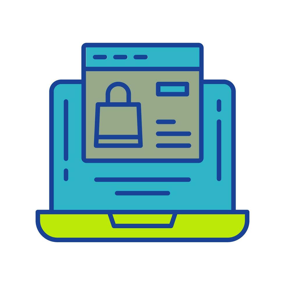 Online Shopping Vector Icon