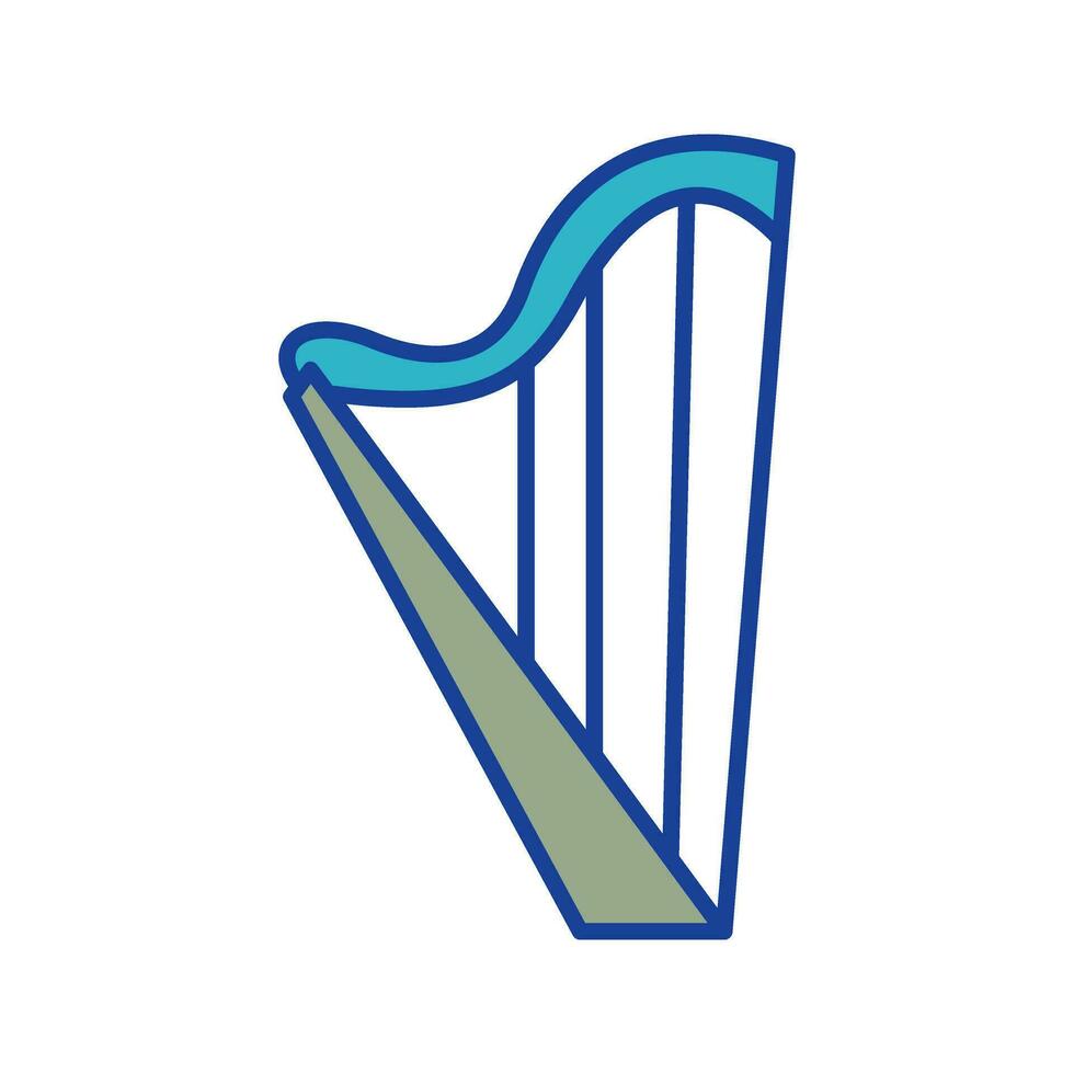 Harp Vector Icon