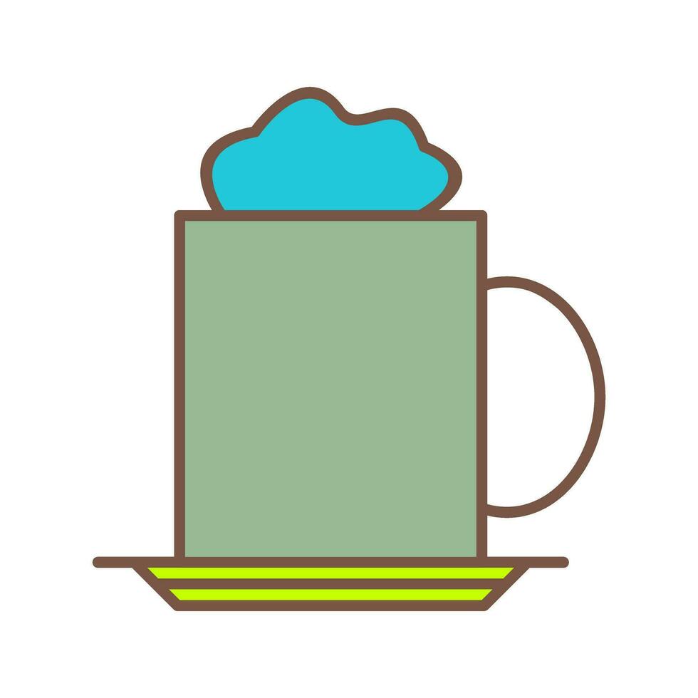 icono de vector de capuchino