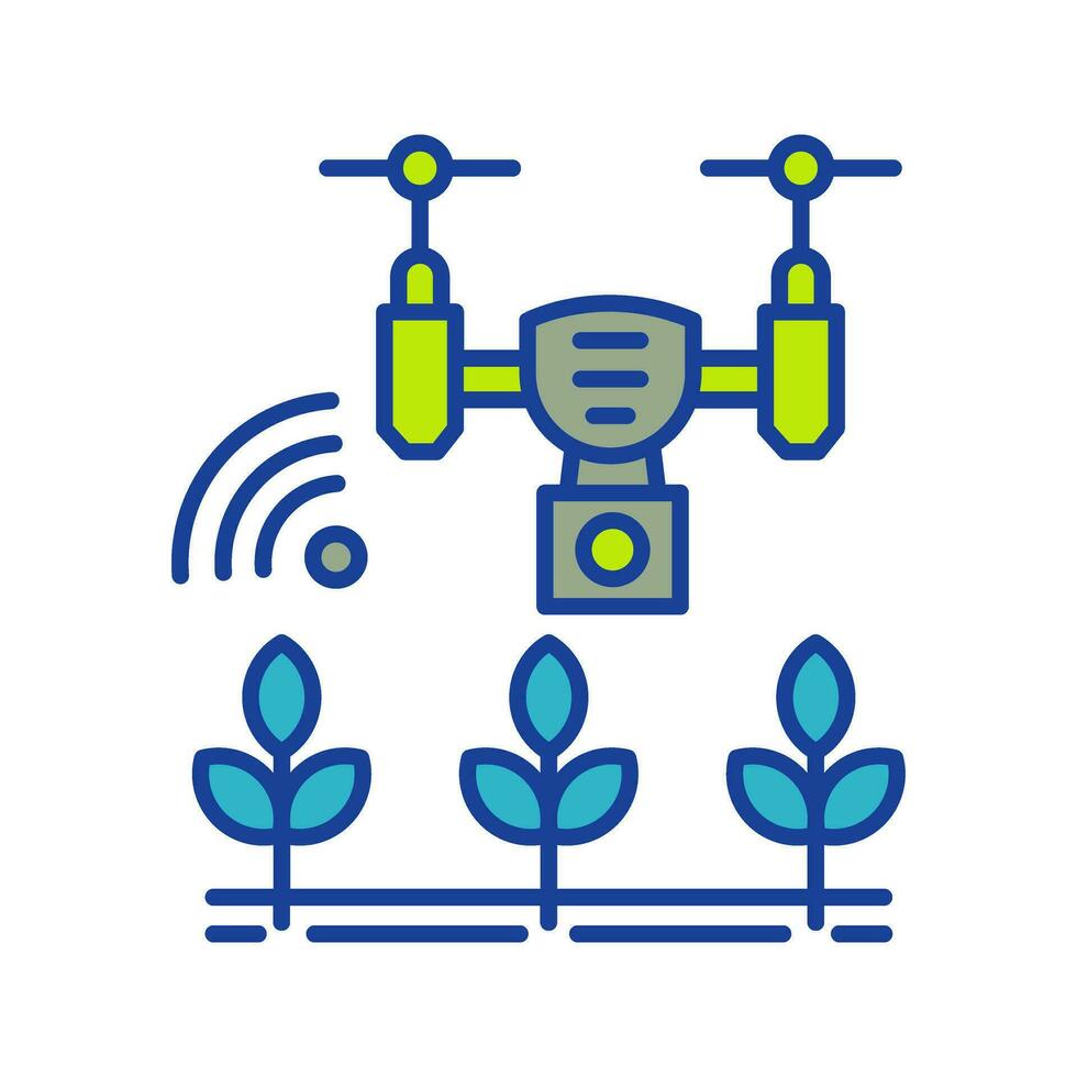 Smart Farm Vector Icon